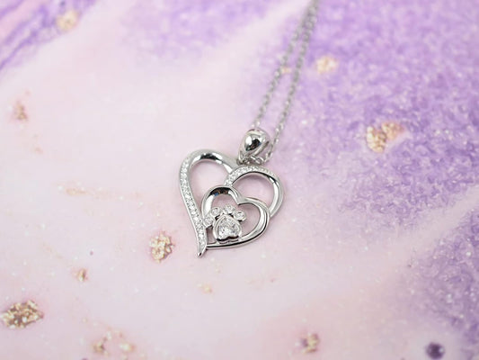 Inolt™ | Tass & Hjärthalsband i Silver