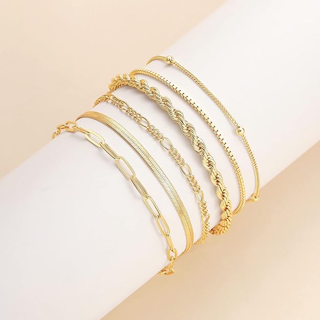 Isabella Vernetta armband set | Guld