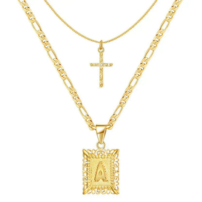 Kors Initial Halsband Set | Guld