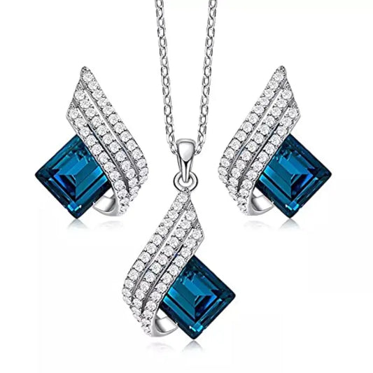 Brienne Solazure Smycke Set | Vitguld