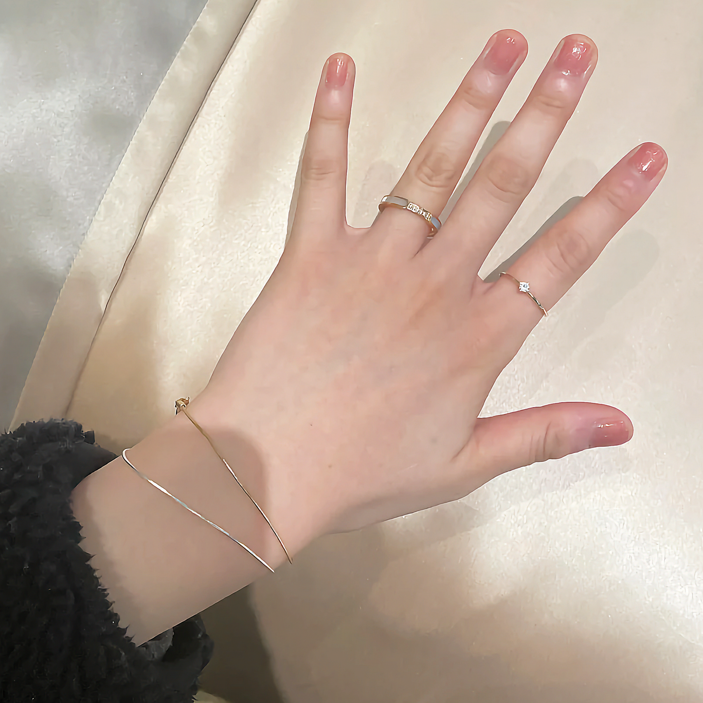 Gabrielle Diamant Simulant Guld Ring