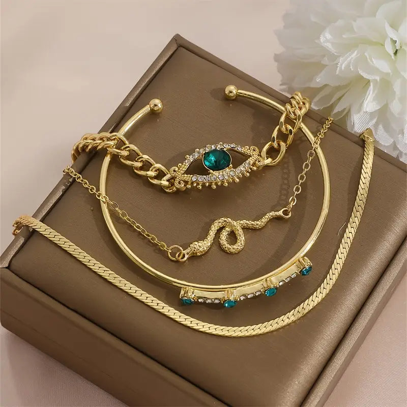 Serpina Veyra Armband Set | Guld