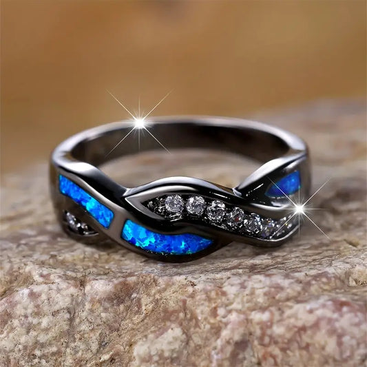Thessia Lunebray Ring | Vitguld