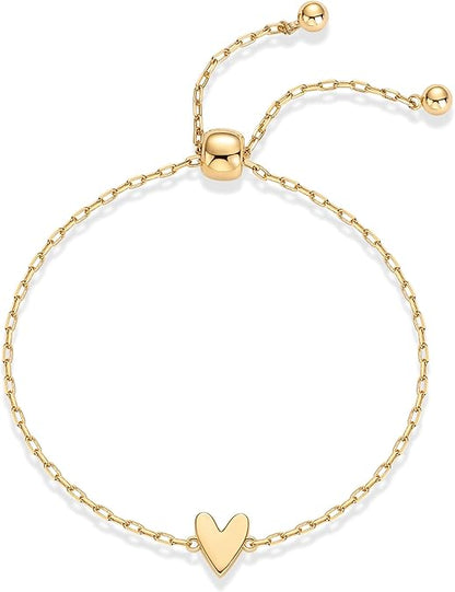 Radiant Hjärta Armband | Guld