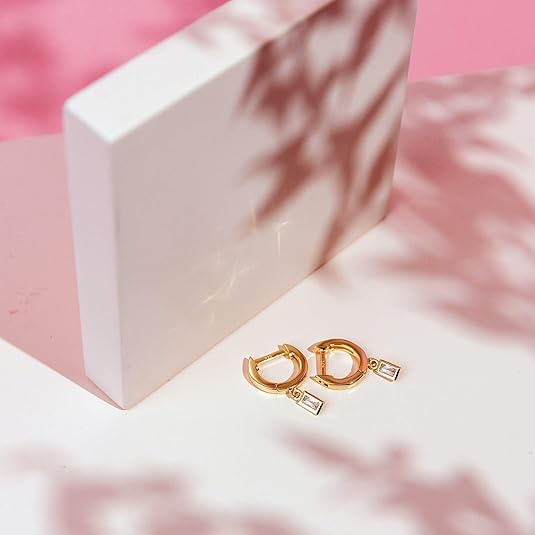 Stav Hängande Örhängen | Guld