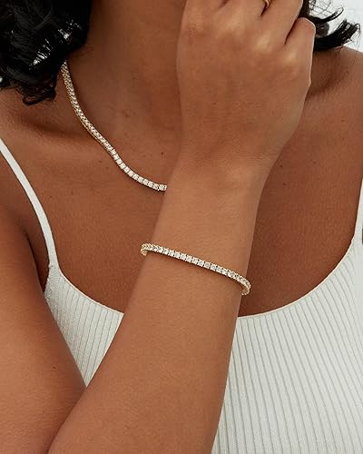 Tennis armband | Guld