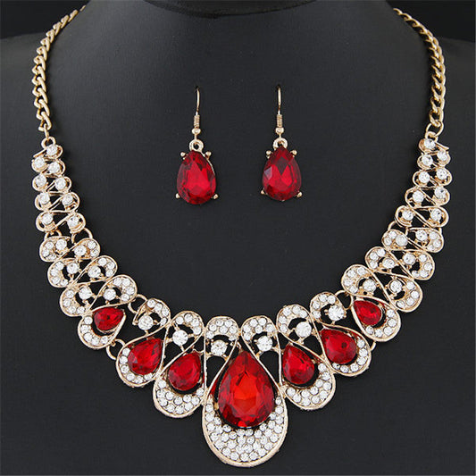 Maevina Crimselle Smycke Set | Guld