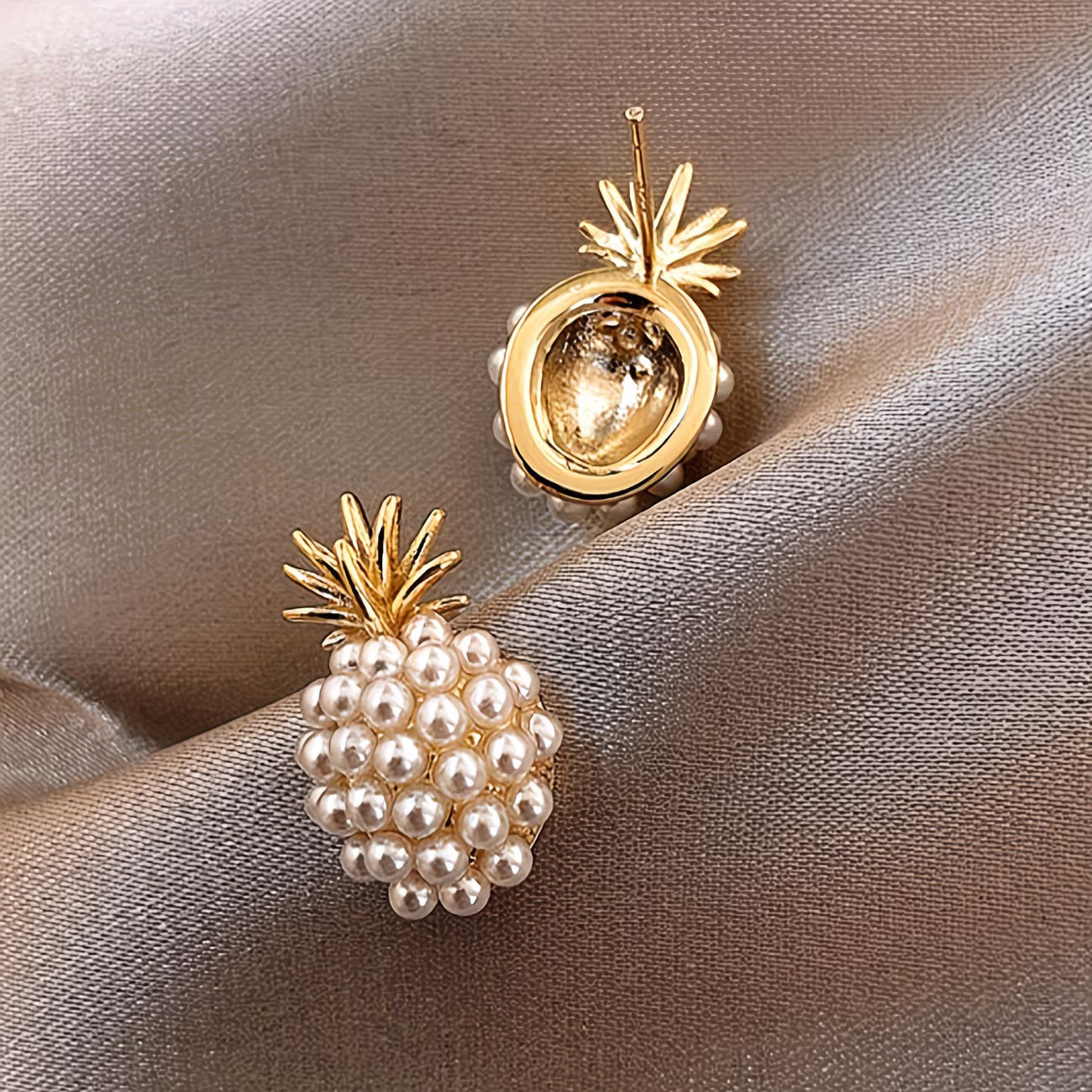 Pärl Pineapple Örhängen