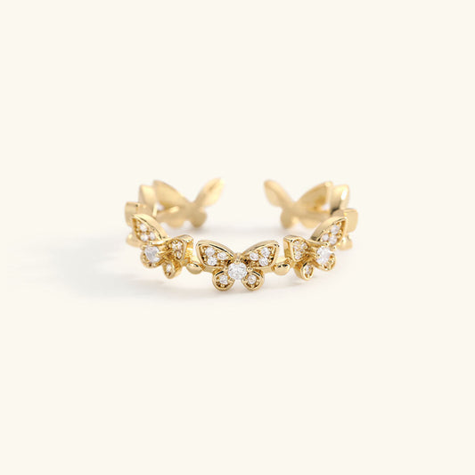 Colleen Fjäril Guld Ring