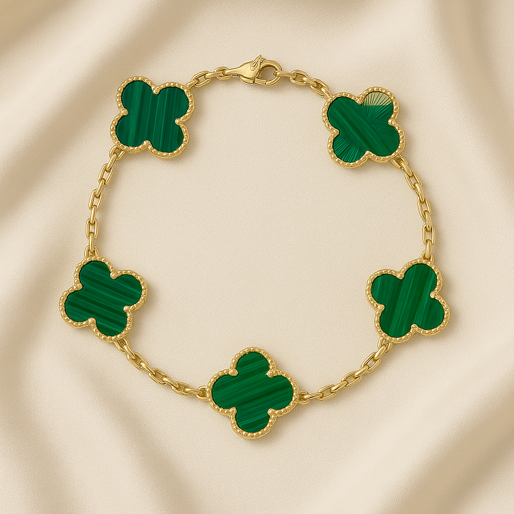 Clover Armband Grön