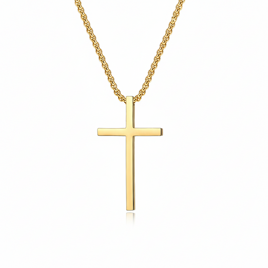 Bezel Korshalsband | Guld