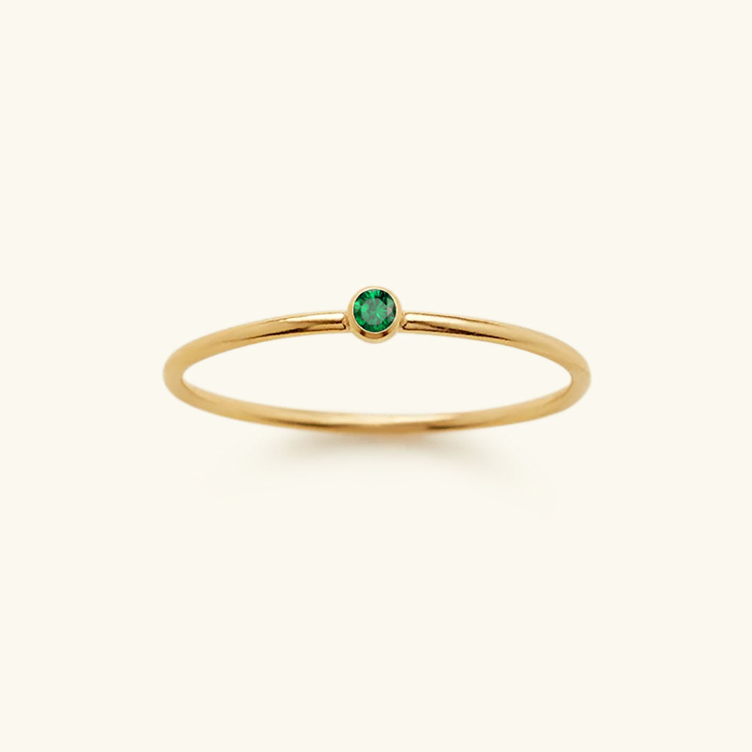 Amelia Månadssten Stapelbar Ring