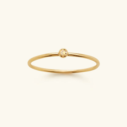 Amelia Månadssten Stapelbar Ring