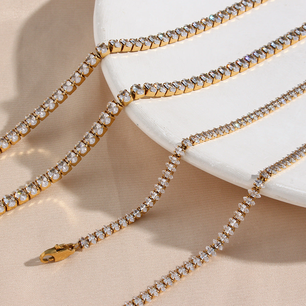 Wisteria Diamant Tennishalsband