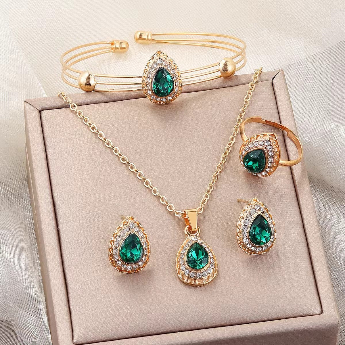 Noémie Glastra Smycke Set | Guld