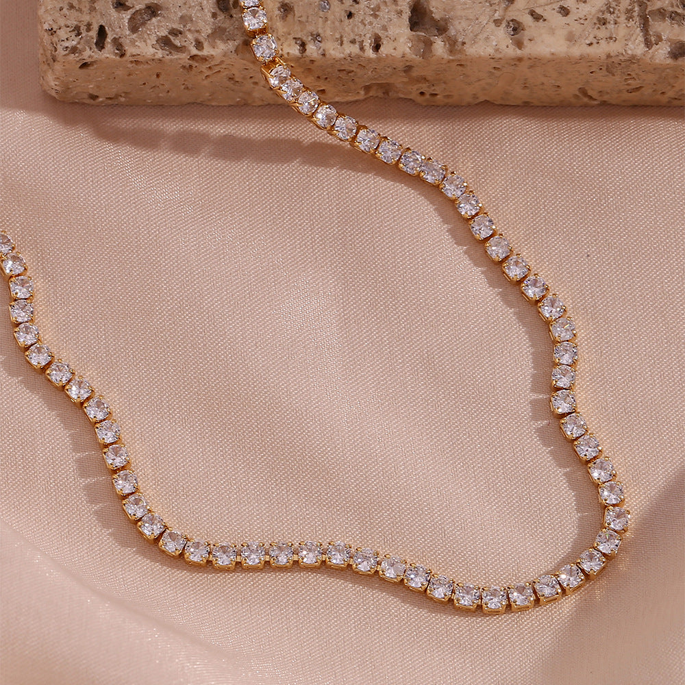 Isolde Diamant Tennishalsband