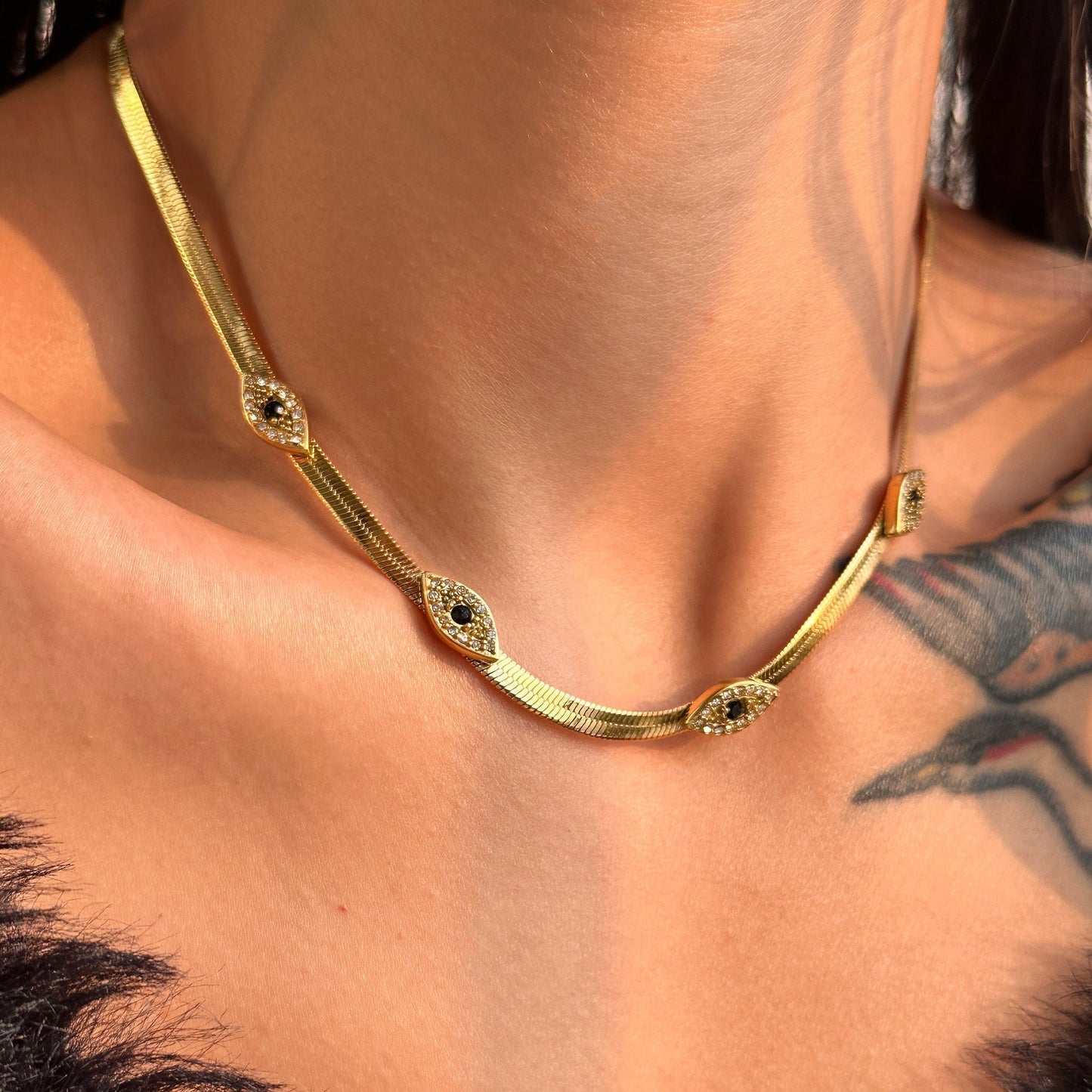 Faunne Guld Halsband