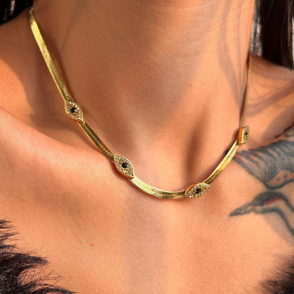 Faunne Guld Halsband