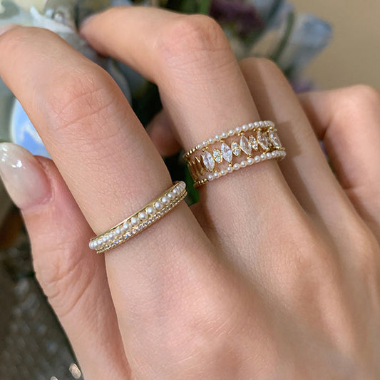 Elodie Vance Ring Set | Guld