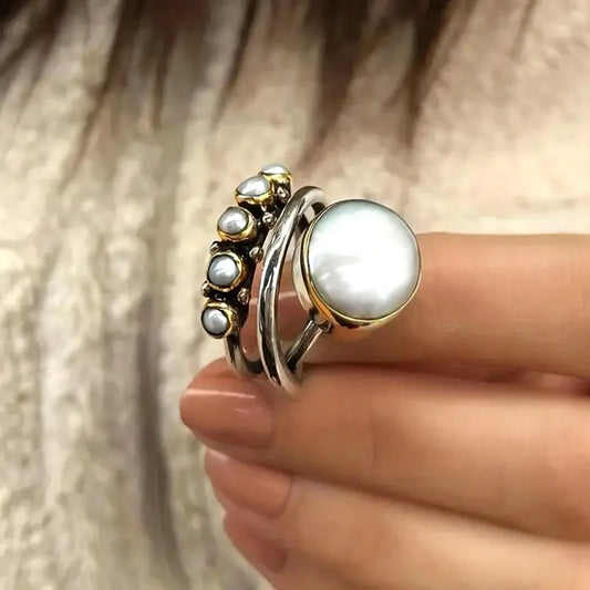 Pärl Stacking Ringar Set