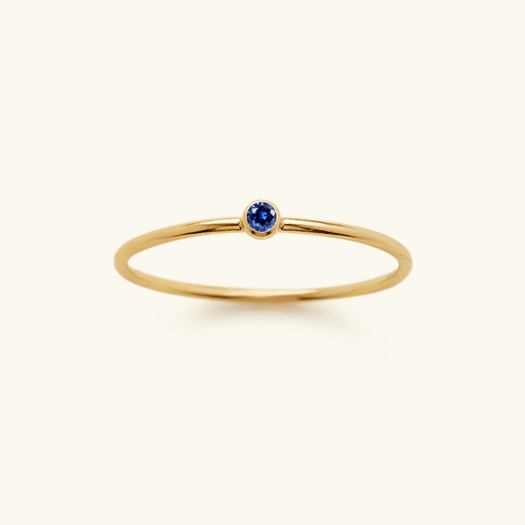 Amelia Månadssten Stapelbar Ring