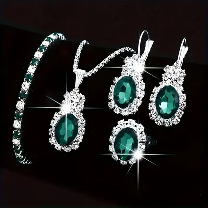 Seloria Grevalyn Smycke Set | Vitguld