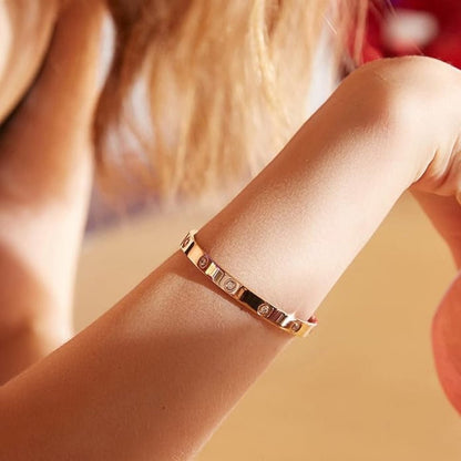 Evighet Länk Armband Diamant