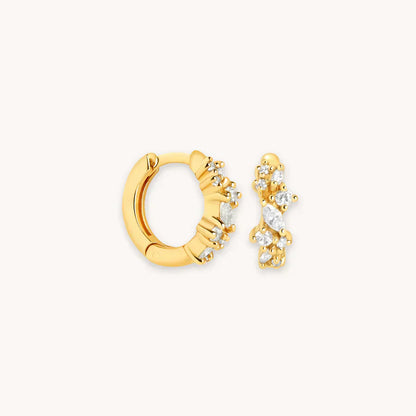 Kristall Kluster Huggies | Guld