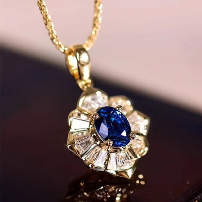 Kavella Noctazure Halsband | Guld