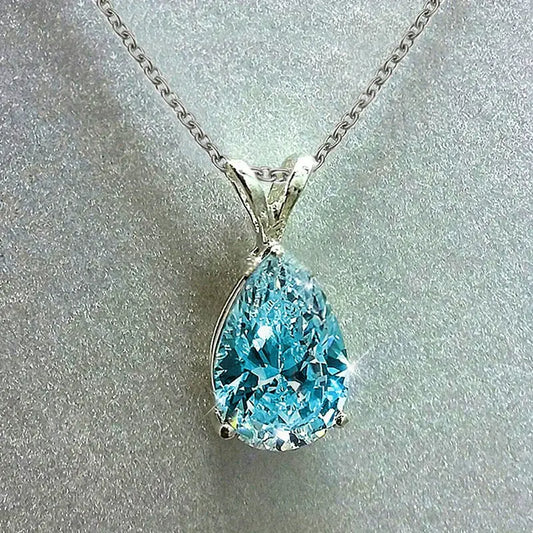 Ocean's Tear Halsband | Vitguld