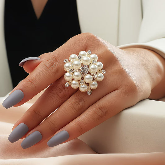 Pärl Bloom Adjustable Ring