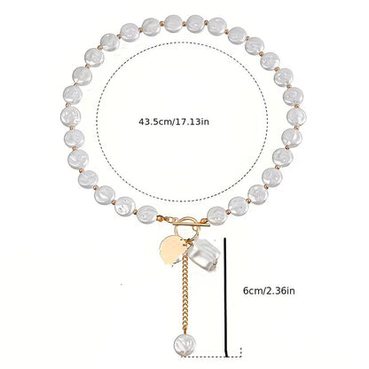 Barock Pärl Toggle Halsband