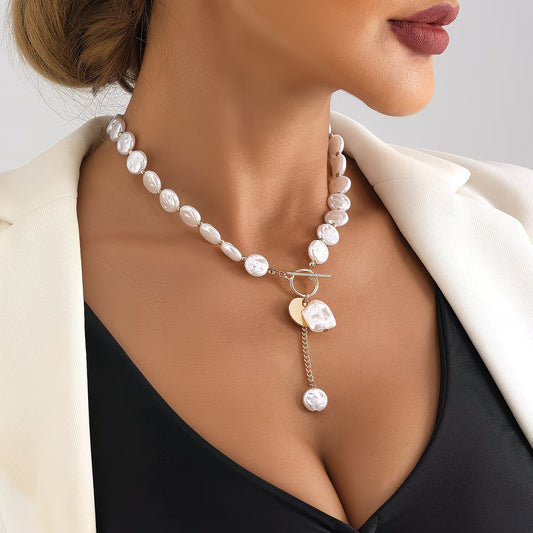 Barock Pärl Toggle Halsband