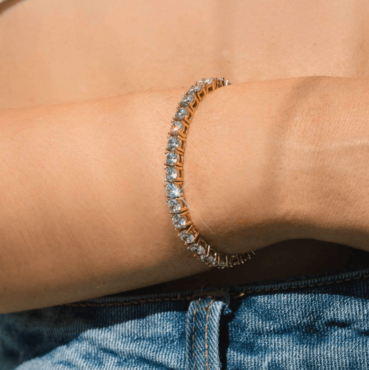 Tennisarmband Guld