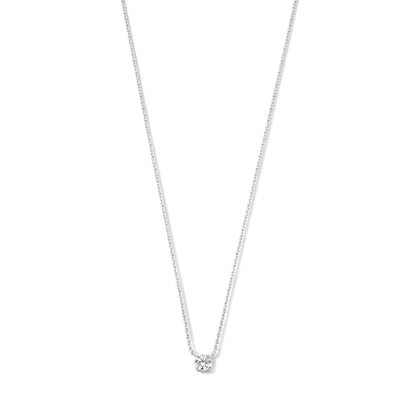 Cléa Moissanite Sten Halsband | Guld