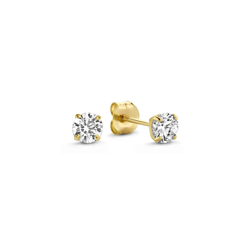 Larmes de Lune Sten Örhängen Set | Guld