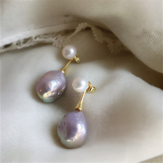 Exquisite Lilac Pärl Örhängen