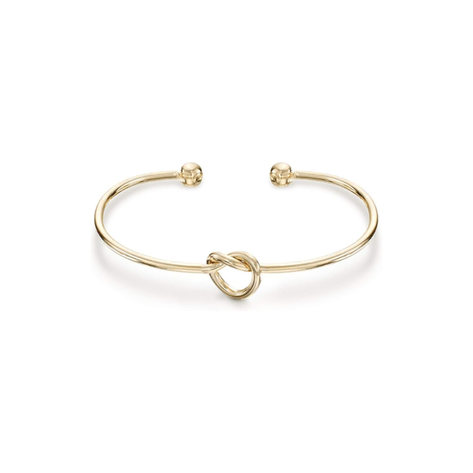 Kärlek Knut Oändlighet Armband | Guld