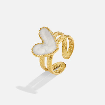 Guld Hjärta Motif Ring