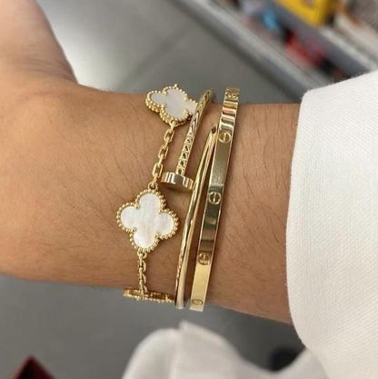 Trinity Armband Vit